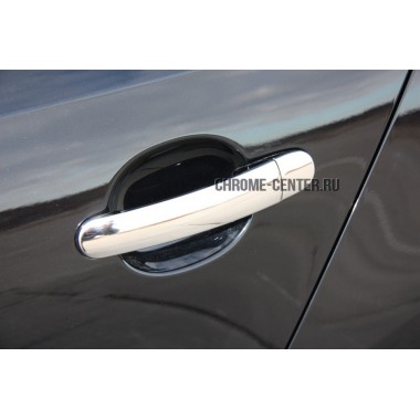 Накладки на дверные ручки (нерж. сталь) VW Jetta 6 (2010- ) бренд – Omtec (Omsaline) главное фото